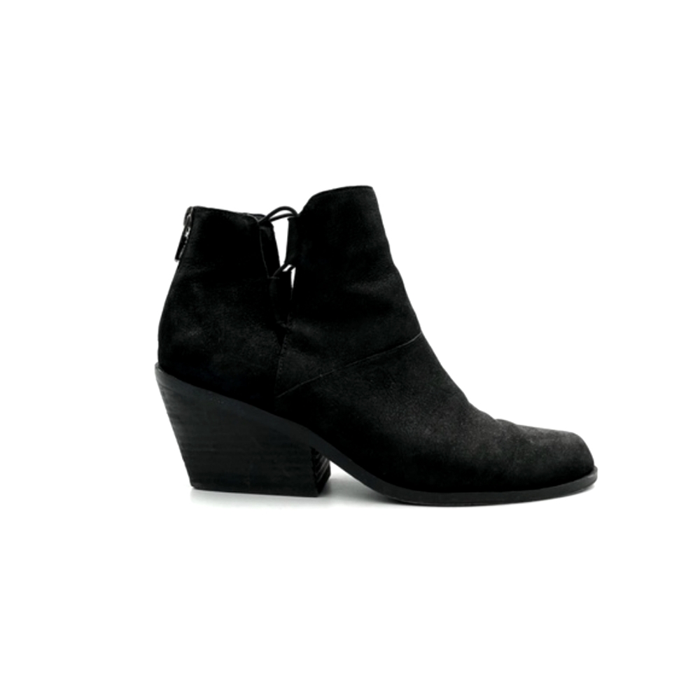 Eileen Fisher Women's Tote Suede Black Ankle Bootie Size 8